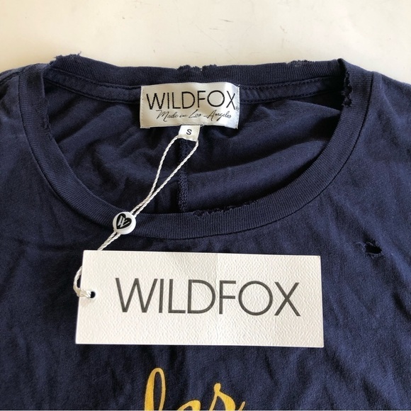 Wildfox Lifestyles Of Internet Famous Crew Neck Destroy Tee Size S - Picture 10 of 13